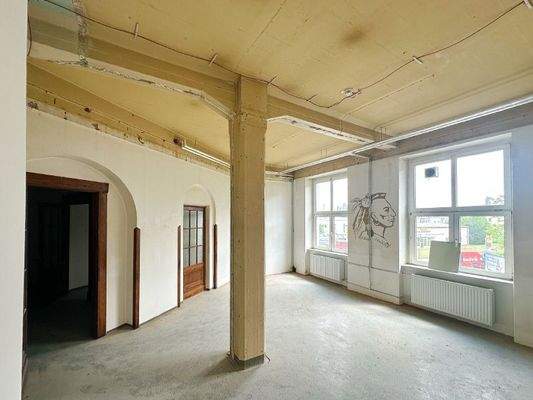 Innenansicht vor Ausbau