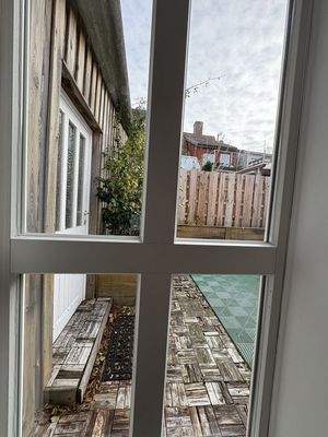 Blick auf die Terrasse 