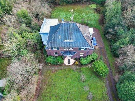 Vogelperspektive Hausfront