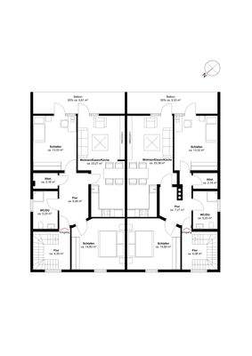 Haupthaus Obergeschoss