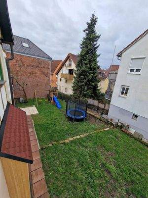 Gartenansicht von oben