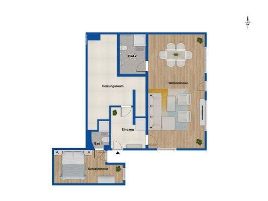 Grundriss Erdgeschoss