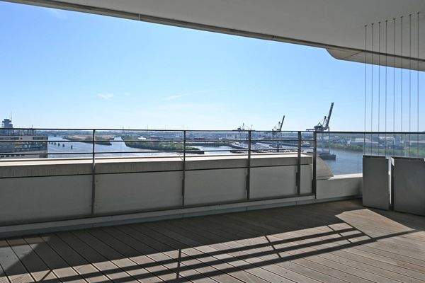 Blick aus dem Strandkorb