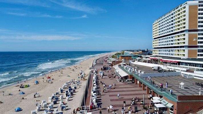 Nur wenige Schritte bis zur Westerländer Strandpro