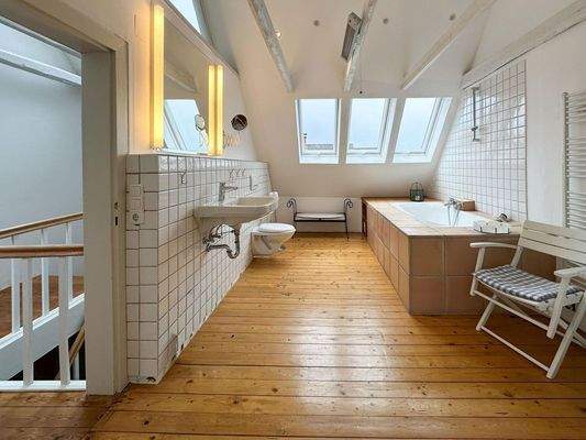 Das obere Badezimmer 