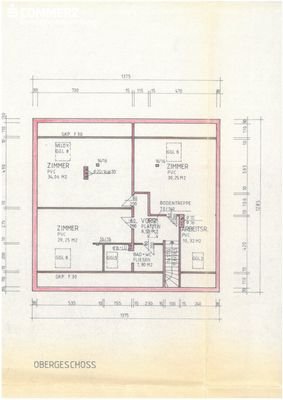 Plan Obergeschoss