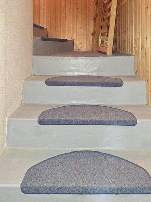 Treppe zum ausgebauten Dachboden