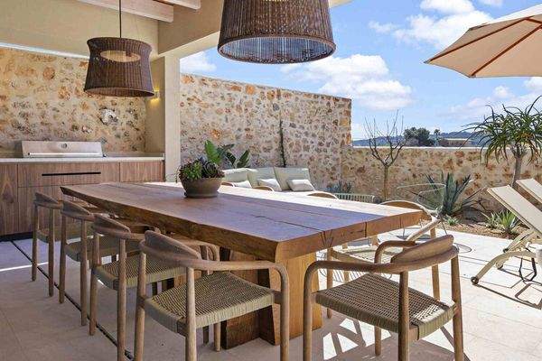 Überdachte Terrasse