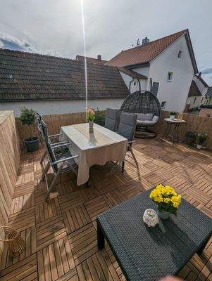 Terrasse im Sommer