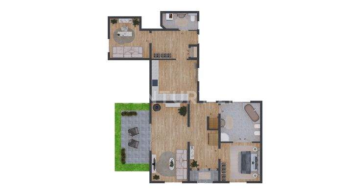 animierter Grundriss Erdgeschoss