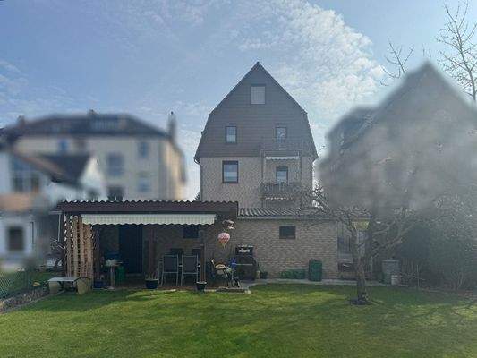 Blick vom Garten Westen