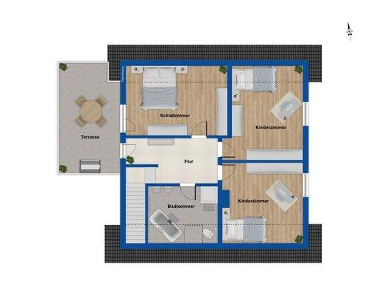 Grundriss Dachgeschoss
