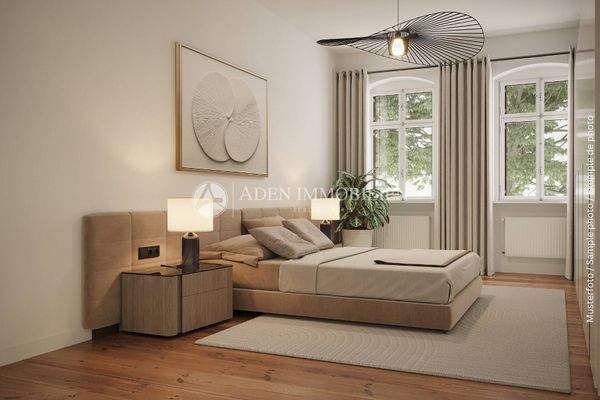 Visualisierung 4-Zi. - Schlafzimmer