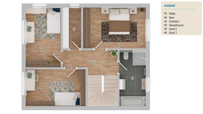 Grundriss Obergeschoss