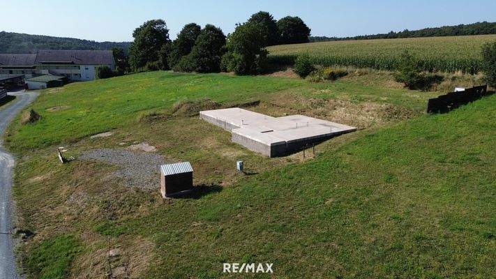 Drohnenansicht Zufahrt