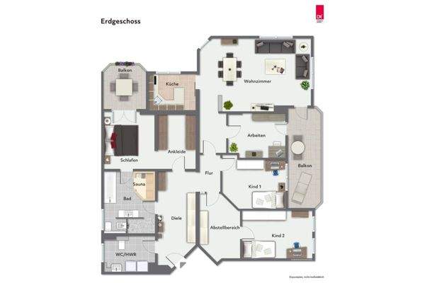 Umbau-Idee Grundriss