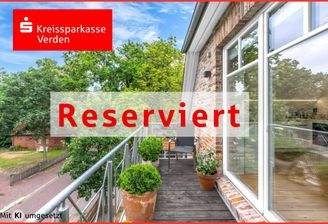 Blick vom Balkon (KI-bearbeitet)