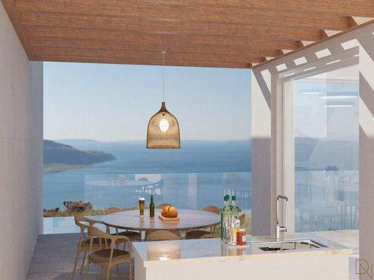 Kreta, Schisma Eloundas: Exklusives Grundstück mit Meerblick und Baugenehmigung zu verkaufen