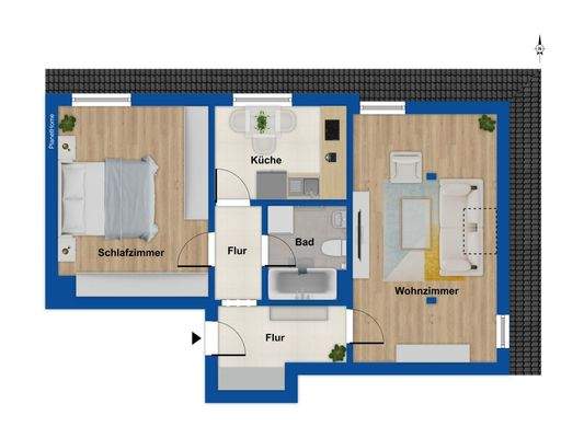 Grundriss Dachgeschoss