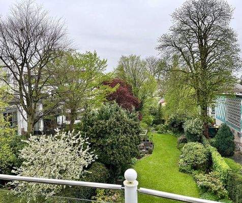 Blick aus dem Schlafzimmer  