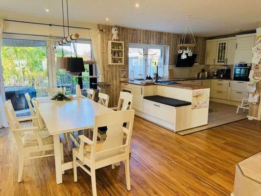 Blick vom Wohnzimmer