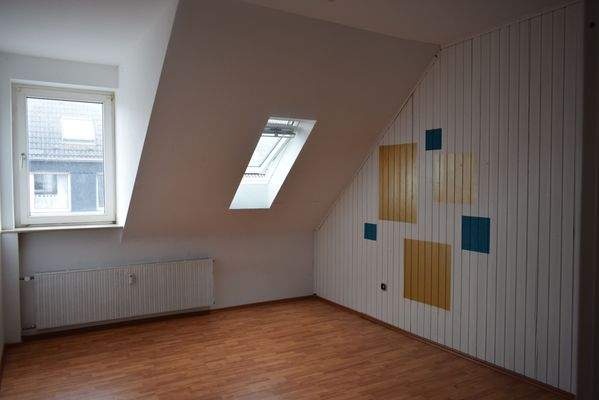 Wohnzimmer im Dachgeschoß 2024