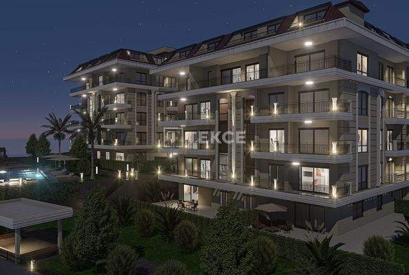 Apartments 700 m from the Sea in Alanya Kestel