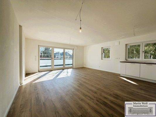 Blick in das Wohnzimmer