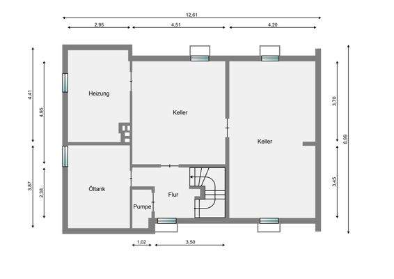 Grundriss Keller 