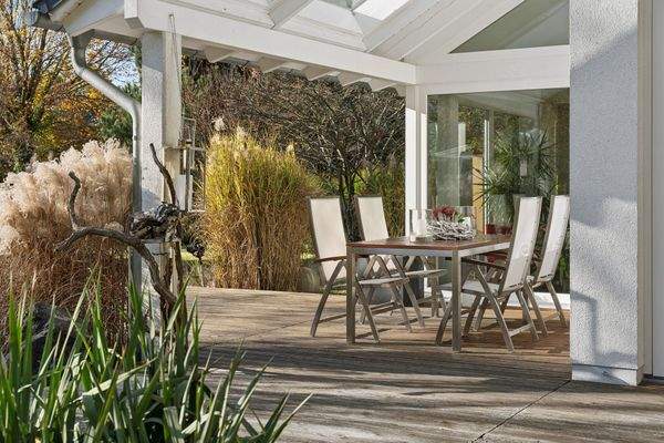 Überdachte Terrasse