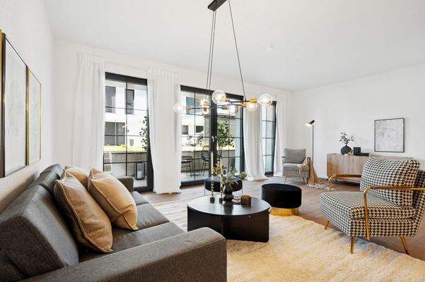 Wohnzimmer Gartengeschoss 