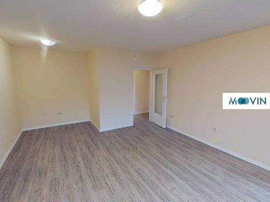 Ansicht III: Wohn- und Esszimmer