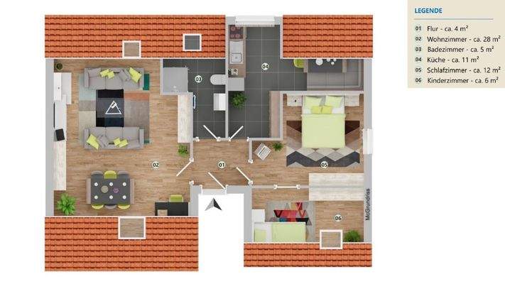 GRUNDRISS | WOHNUNG 2