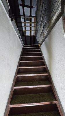 Treppenaufgang zum Dachboden