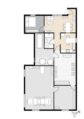 Grundriss UG mit Einliegerwohnung