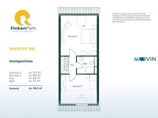 Grundriss Dachgeschoss