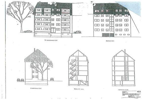 Balkon vorn - Fenster hinten