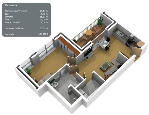 Wohnung 14