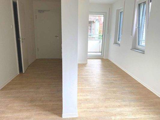 Küchenbereich mit Flur