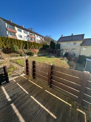 Blick vom Balkon