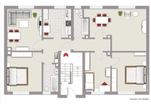 Grundriss 1.Obergeschoss