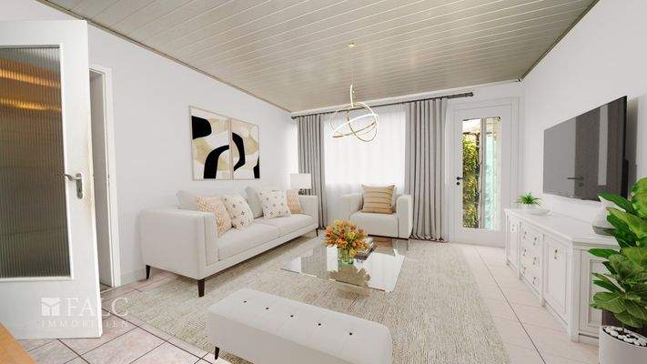 Gemütliches Beisammensein im Erdgeschoss