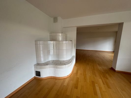 Kachelofen im Wohnbereich