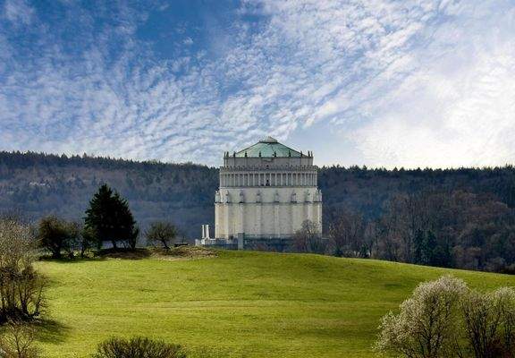 Ausblick zur Befreiungshalle Kelheim