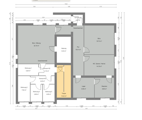 Grundriss Souterrain