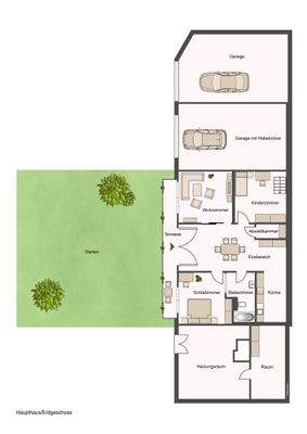 Wohngebäude Erdgeschoss