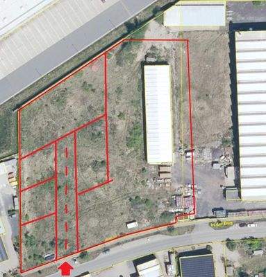 Luftbild mit Markierung Teilbarkeit 2