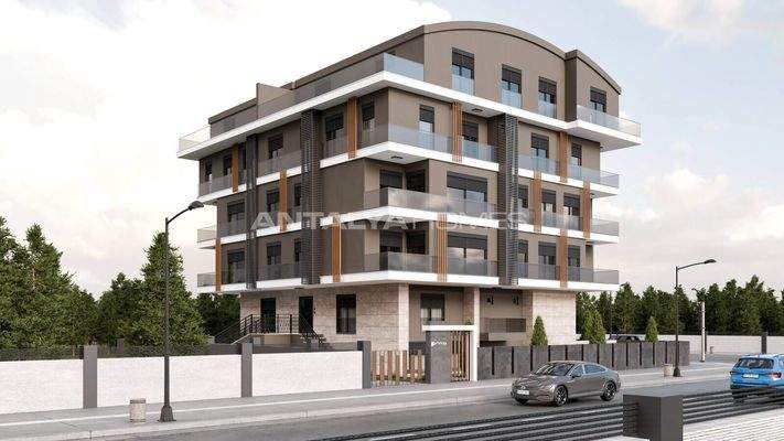 Apartments with Balcony and Garden in Konyaalti