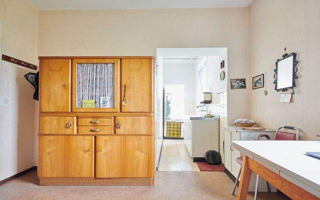 Der Küchenbereich im Erdgeschoß