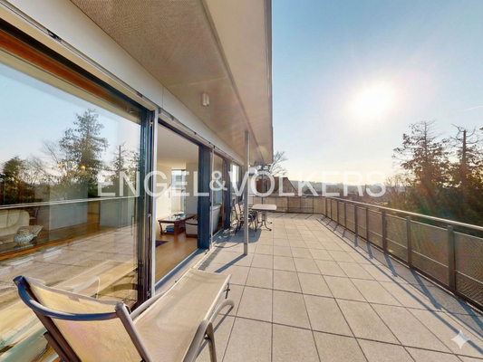 Die Penthouse-Dachterrasse